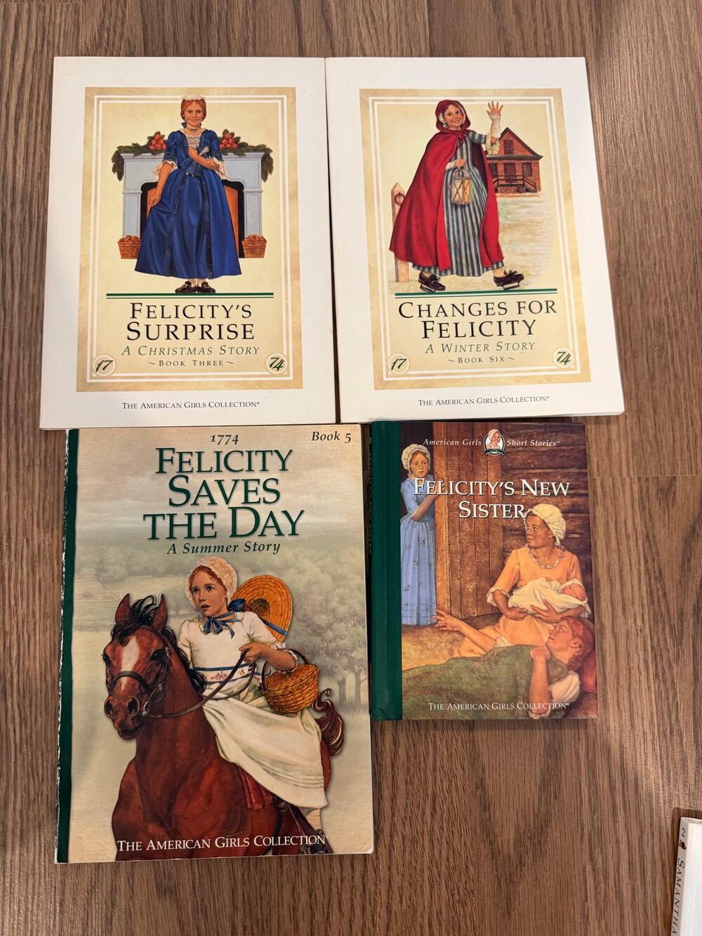 Felicity American Girl Pleasant Company vintage books set of 4
